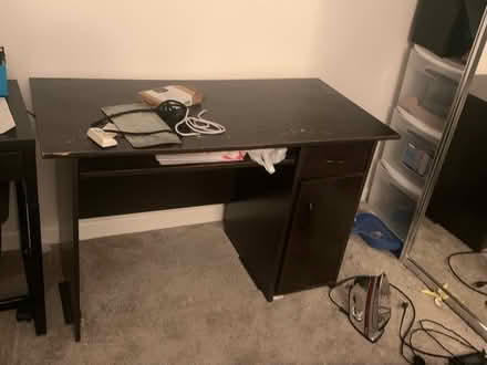 Photo of free Black computer desk (West san jose) #2