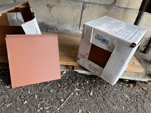 Photo of free Terracotta tiles (box of 16 plus 4) (Woodside)