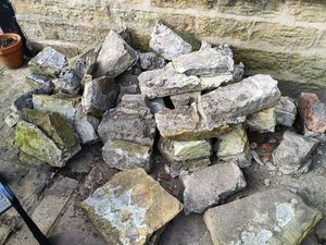 Photo of free Local stone from a demolished wall (Turton Bottoms BL7)