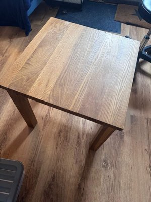 Photo of free Wood side table (Heath End WS3)