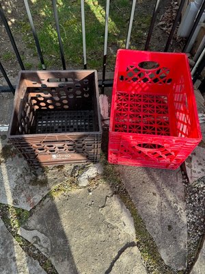 Photo of free 2 Milk crates (Mississauga/ Streetsville)