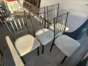Photo of free 4 kitchen chairs and tv cabinet (Upper Caboolture)