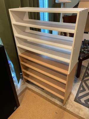 Photo of free 4 stackable shoe racks (Brookeville -Georgia/Gold Mine)