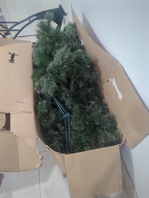 Photo of free 7' Artificial Christmas Tree (02135)
