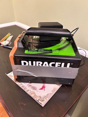 Photo of free Battery for electric mower (Chevy Chase DC)
