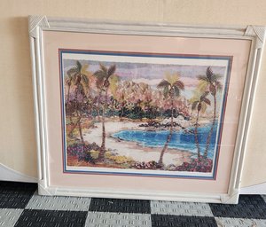 Photo of free wood framed pic 44x36 (port ewen, ny)