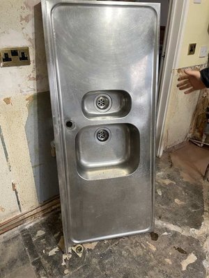 Photo of free Large stainless steel sink (Eccleshill BD10)