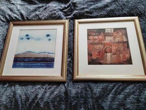Photo of free 2 framed prints, 45*45 cm (Chelmer Village CM2)