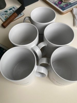 Photo of free 4 white branded mugs (Coventry CV5)