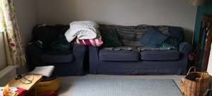 Photo of free Sofa and armchair (Coad's Green PL15)