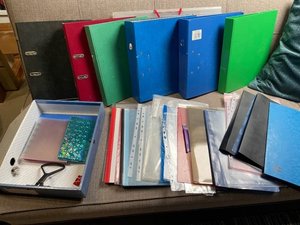 Photo of free Large selection of Folders, binders, inserts (Green Street Green BR6)