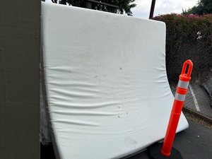 Photo of free One queen size foam mattress (Valencia Avenue, Sunnyvale)