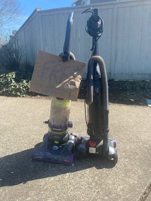 Photo of free 2 used vacuums (Fisher’s Landing)