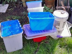 Photo of free Plastic tubs & boxes (Buxted TN22)