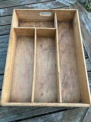 Photo of free Old wooden cutlery tray (Bloomsbury WC1H)