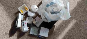 Photo of free Bag of electrical wiring items (Exmouth EX8)