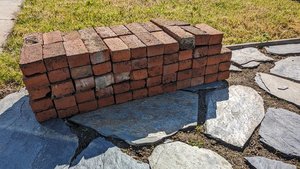 Photo of free 115 red clay bricks (Sutton Manor, Mill Valley)