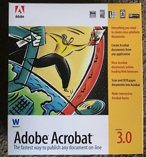 Photo of free Adobe Acrobat 3.0 (by Homestead and hollenbeck)