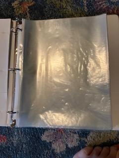 Photo of free 3-ring clear protective pages (Riverdale (north of Inwood))