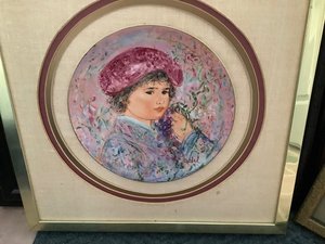 Photo of free Hibel framed plates (Newtown Square -)