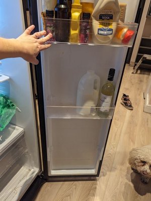 Photo of free Used American style fridge freezer (Moorside M27)