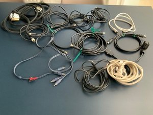Photo of free Bundle of tv, and audio cables. (Stirling FK8)