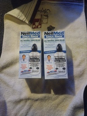 Photo of free NeilMed sinus rinse (Mayfair Philadelphia)