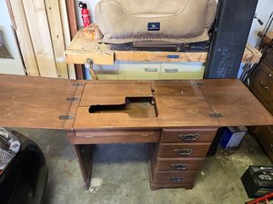 Photo of free Sewing machine stand (Manchester, MO)