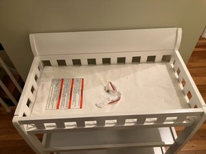 Photo of free White Changing table (Green Tree)