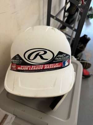 Photo of free New baseball helmet (North Alpharetta)