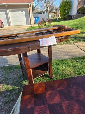 Photo of free Table, coffee table and twin bed (Manchester, MO)