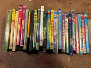 Photo of free 25 kids dvds (Teele Sqaure, Somerville)