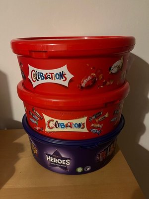 Photo of Empty chocolate tubs (Beckenham)