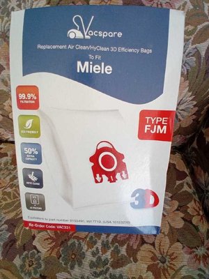 Photo of free Vacuum bags for Miele (Hingham NR9)