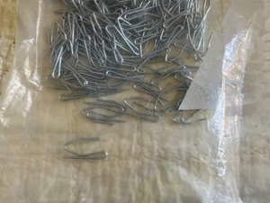 Photo of free drapery pins/hooks (Brimley and Finch)