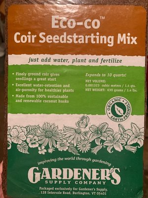 Photo of free Coir Seedstarting Mix (Oradell, NJ)