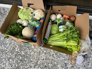 Photo of free Two boxes of vegetables (94022)