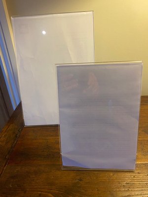 Photo of free Perspex Display Stand A4 and A5 (Sidmouth)