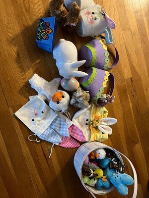 Photo of free Easter decor, plastic eggs, misc (Mahopac)