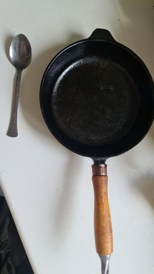 Photo of free Small cast iron pan (G73)