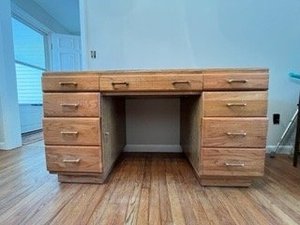 Photo of free Wood desk (Danbury)