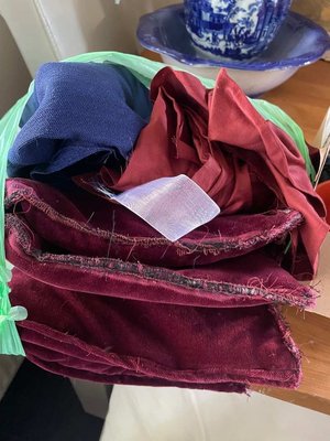 Photo of free Bag of random sized pieces of fabric (Upton CH2)
