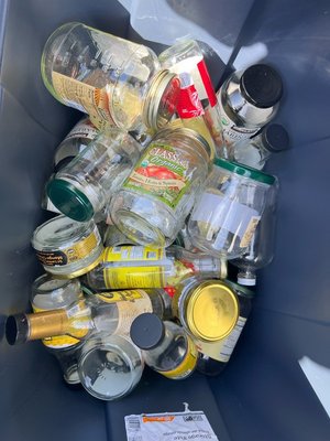 Photo of free Lots of clean and dry glass jars (Hawthorne)