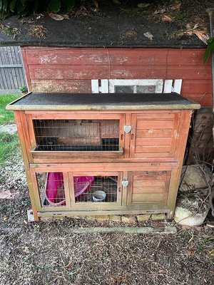 Photo of free Double Rabbit hutch easy clean (WD5 Abbots Langley)