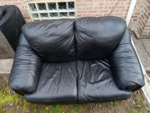 Photo of free Leather Chair, Love Seat, and Sofa (95th and Pulaski)