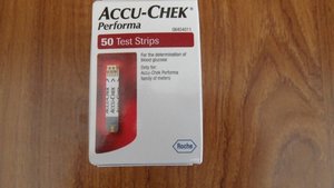 Photo of free ACCU-CHEK Performa glucose test strips 50 pack (Wilmslow SK9)