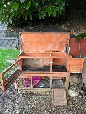 Photo of free Double Rabbit hutch easy clean (WD5 Abbots Langley)