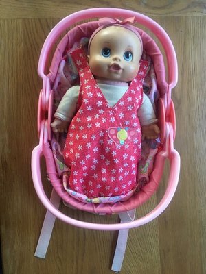 Photo of free Baby doll and baby doll carrier (Pennant Hills)