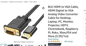 Photo of Monitor cables (BH9)