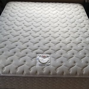 Photo of free Queen size mattress and box spring (Poughkeepsie/Hyde Park)